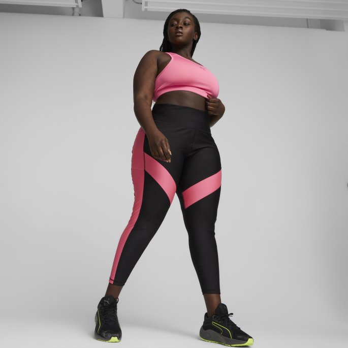 Mid Impact 4keeps Trenings-bh For Kvinner Puma På Tilbud Sunset Pink