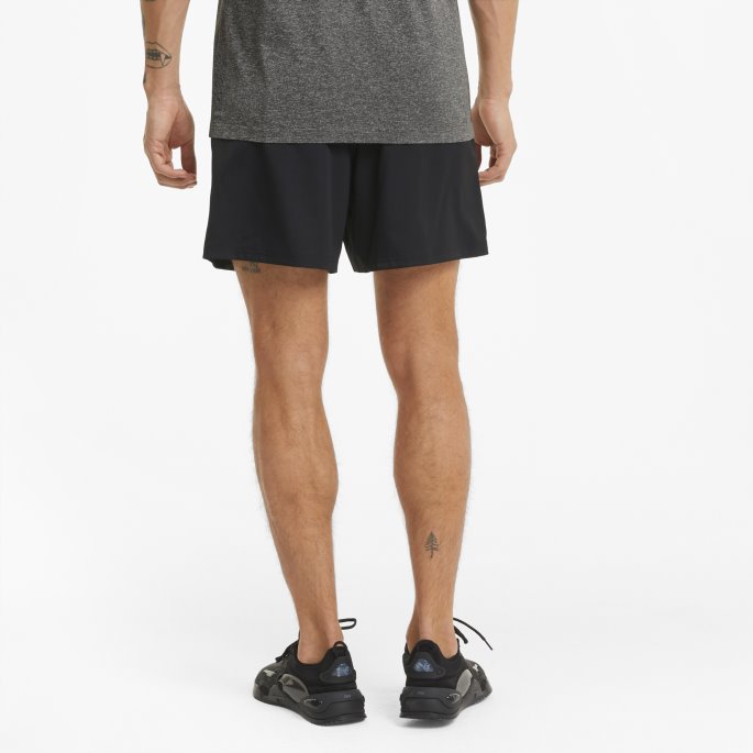 Svart Puma På Tilbud Ytelse Vevd 5" Treningsshorts For Menn