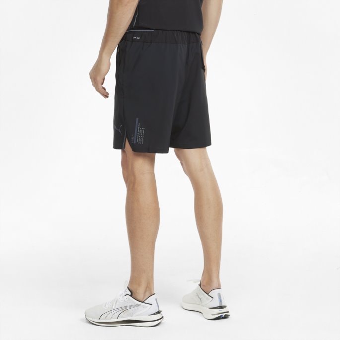 Svart Puma På Salg Vevd 7" Løpeshorts For Menn