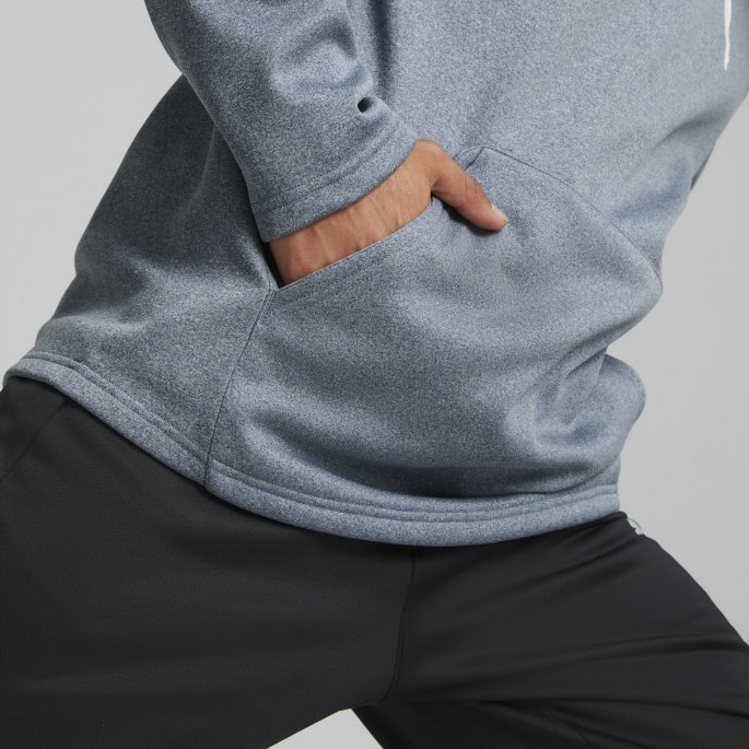 Pwrfleece Trening Hettegenser For Menn Kveld Sky Puma På Tilbud