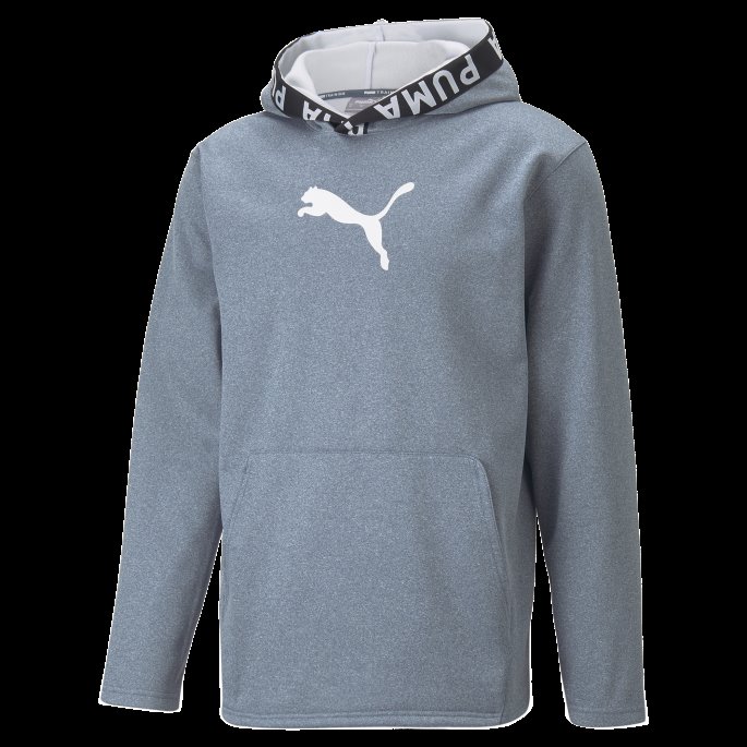 Pwrfleece Trening Hettegenser For Menn Kveld Sky Puma På Tilbud