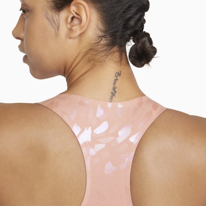 Forever Luxe Grafisk Trenings-bh For Kvinner Med Rosett-iriserende Trykk Puma På Salg