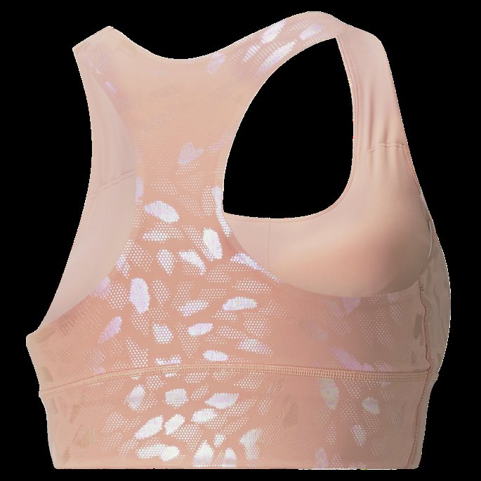 Forever Luxe Grafisk Trenings-bh For Kvinner Med Rosett-iriserende Trykk Puma På Salg