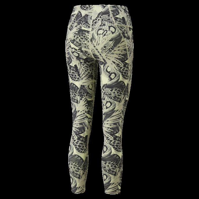 Forever Luxe Grafisk Treningsleggings For Kvinner Våren Mose-abstrakt Trykk Puma På Salg