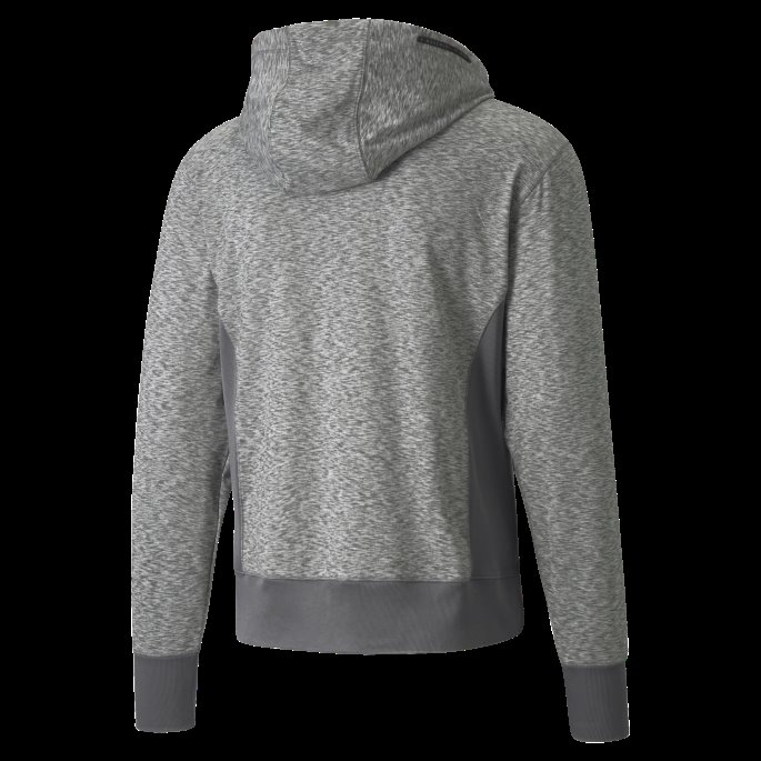 Medium Grå Melert Studio Yogini Treningsjakke For Menn Puma På Tilbud