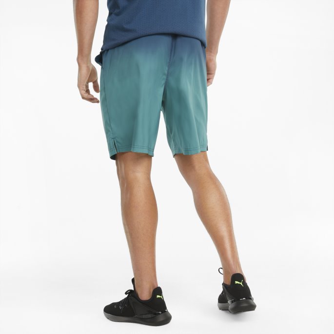 Vevd 7" Treningsshorts For Menn Puma Med Falmetrykk På Tilbud Intens Blå