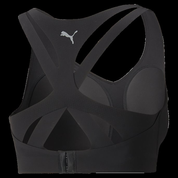 Puma På Salg Høy Effekt Til Maxwomen Sports-bh Svart