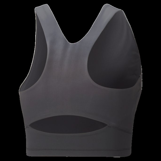 Puma På Tilbud Svart-asfalt-ombre Print Studio Ombre Dame Racerback Trening Crop Top
