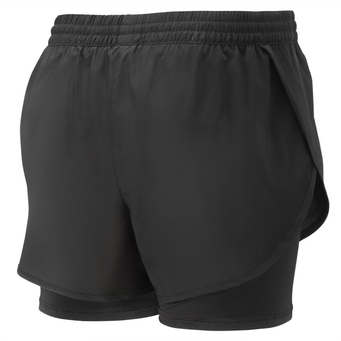 2 I 1 Vevde Løpeshorts For Kvinner Svart-svart Puma På Salg