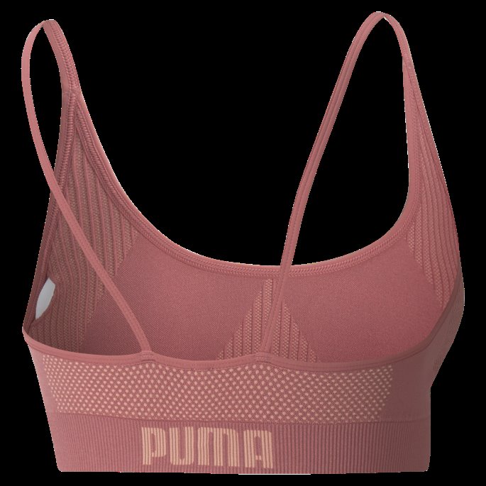 Mauvewood-fersken Parfait Puma På Salg Stropper Sømløs Trenings-BH For Kvinner