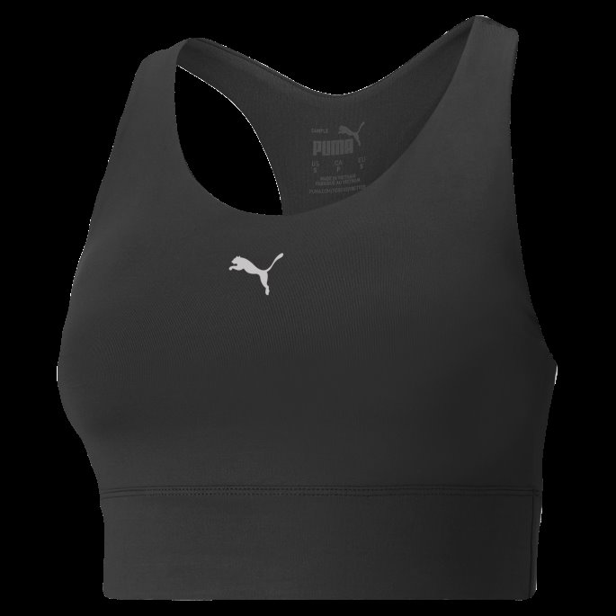 All-in Lang Rekke Trenings-bh For Kvinner Puma På Tilbud Svart