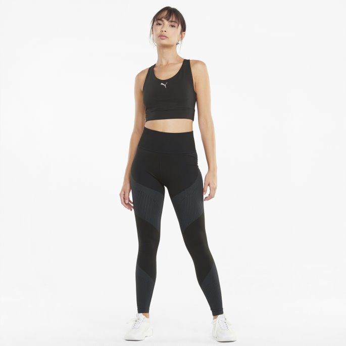Puma På Salg All-in Long Line Sports-bh For Kvinner Svart