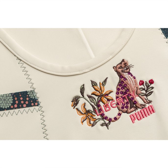 Puma På Tilbud X Liberty Forever Luxe Dametreningstrikot Bjørk