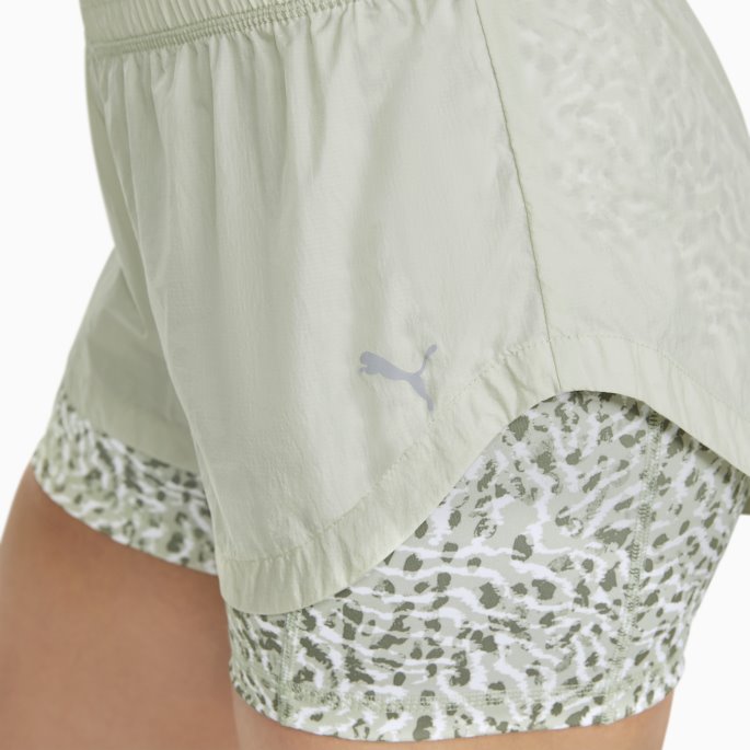 Løp Maraton Ren Vevd 2-i-1 Løpeshorts For Kvinner Våren Moss Puma På Salg