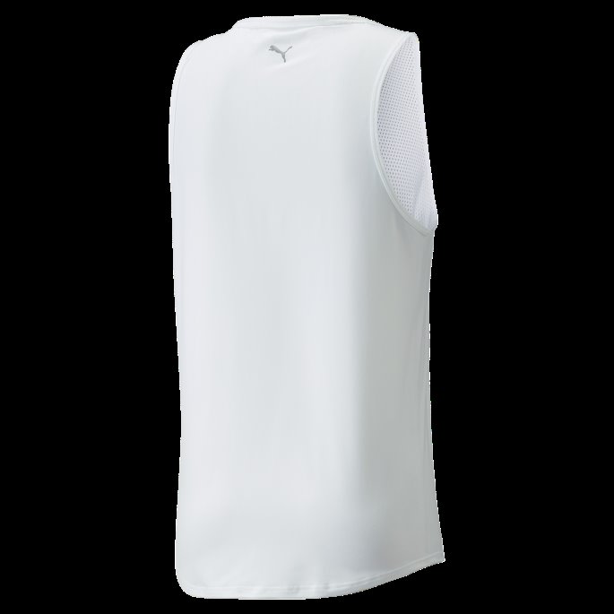 Puma På Tilbud Hvit Skyspunnet Løpesinglet For Menn