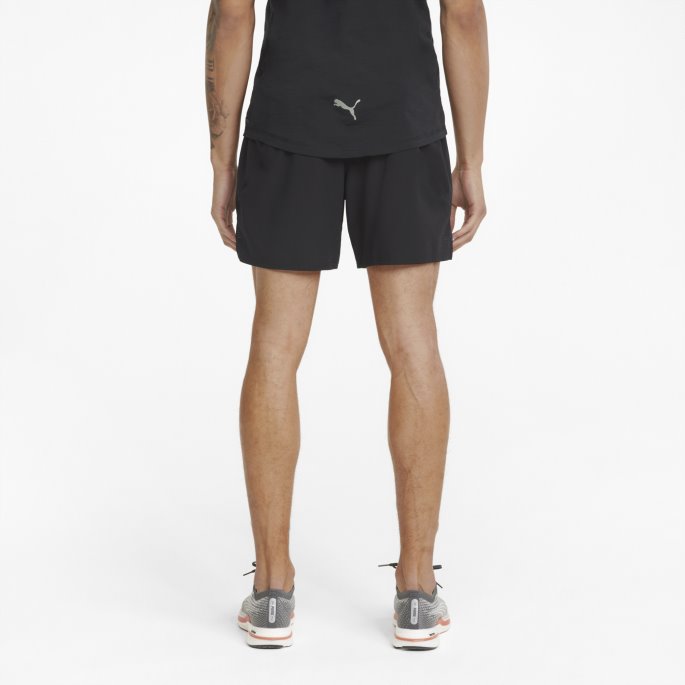 Svart Puma På Salg Vevd 5" Løpeshorts For Menn