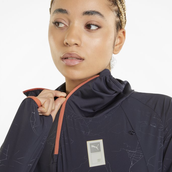 Puma På Tilbud X First Mile Vevd Løpejakke For Kvinner Parisian Night