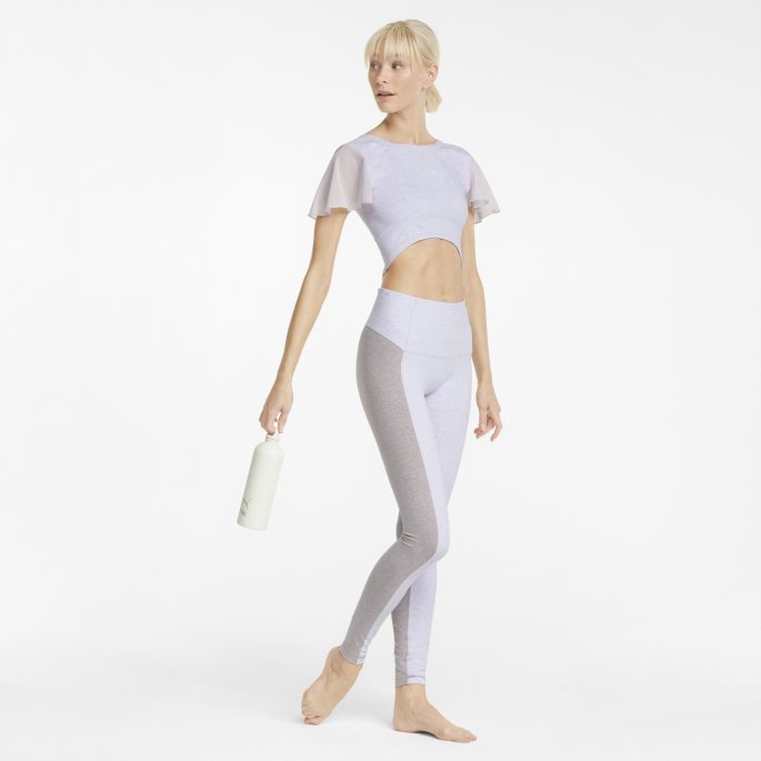 Pust Ut Dame Trening Crop Top Lavendel Tåke Lyng Puma På Salg