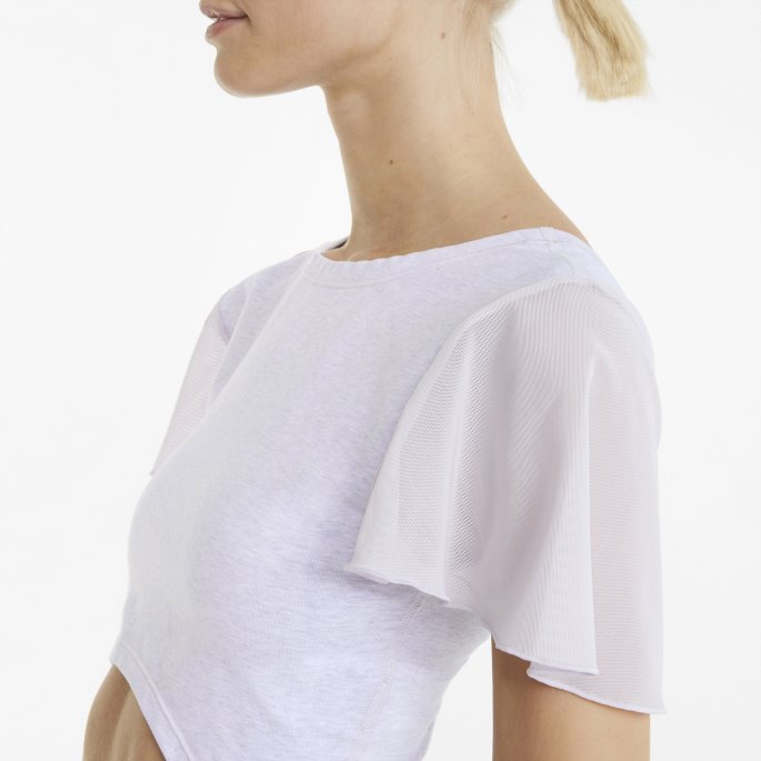 Pust Ut Dame Trening Crop Top Lavendel Tåke Lyng Puma På Salg