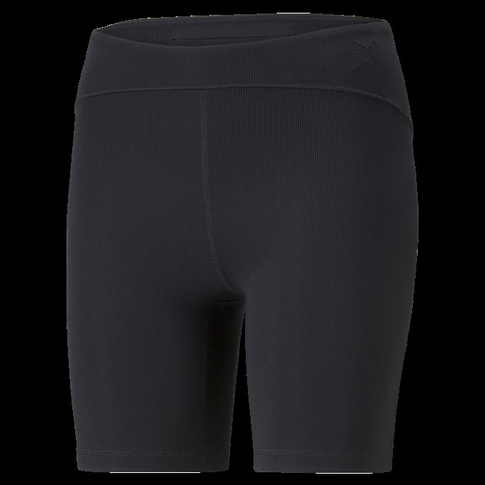 Pust Ut Rib Dame Trenings Tight Shorts Svart Puma På Tilbud