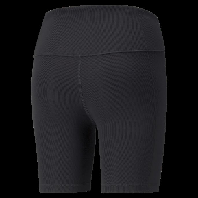 Pust Ut Rib Dame Trenings Tight Shorts Svart Puma På Tilbud