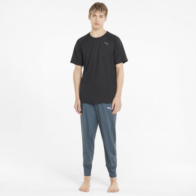 Puma På Tilbud Svart Studio Yogini Lite Treningsskjorte For Menn