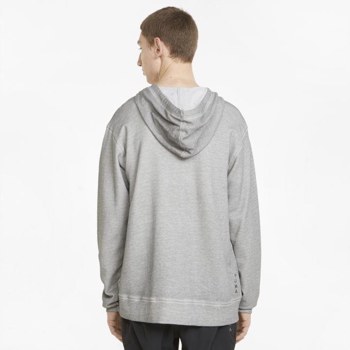 Studio Wash Herre Trening Hettegenser Puma På Tilbud Harbor Mist