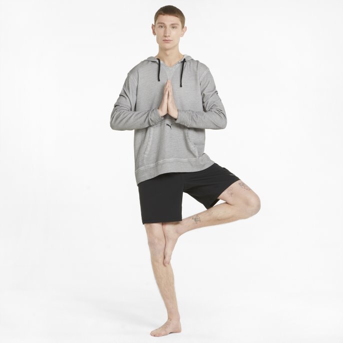 Studio Wash Herre Trening Hettegenser Puma På Tilbud Harbor Mist