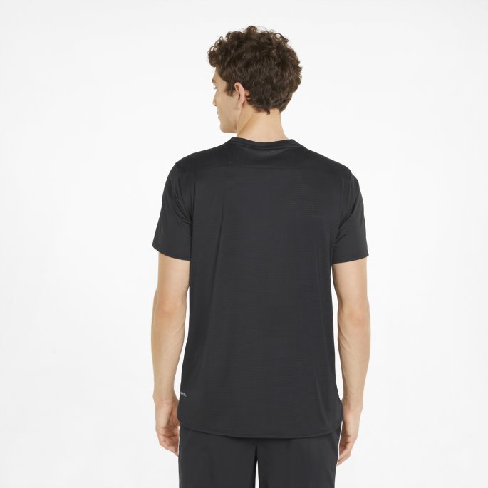 Vent Kortermet Treningsskjorte For Menn Svart-q2 Jacquard Puma På Tilbud