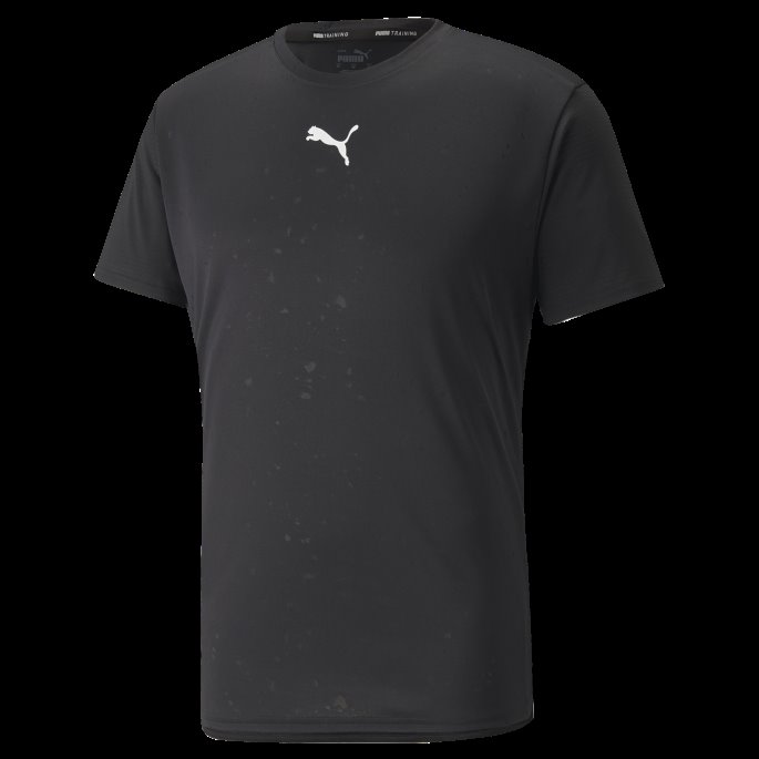 Vent Kortermet Treningsskjorte For Menn Svart-q2 Jacquard Puma På Tilbud