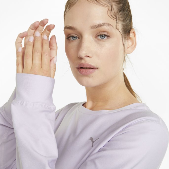 Studio Yogini Trend Treningsgenser For Kvinner Puma På Tilbud Lavendel Tåkelyng