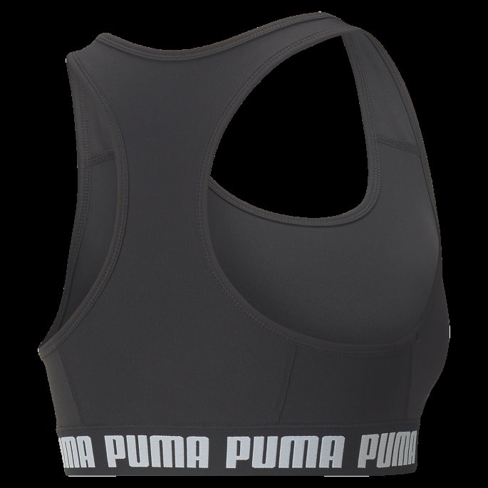 Puma På Salg Sterk Mid-impact Trenings-bh For Kvinner Svart