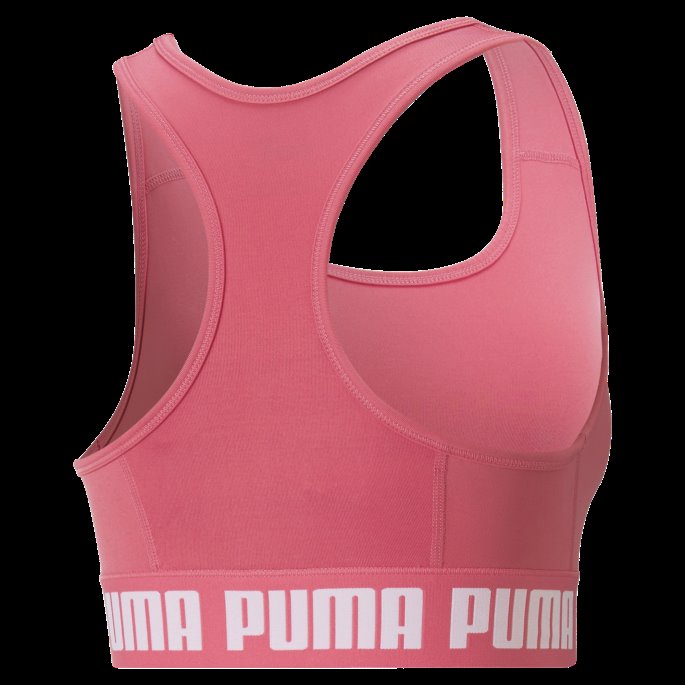 Solnedgang Rosa Puma På Tilbud Sterk Trenings-bh For Kvinner Med Mellomstor Effekt