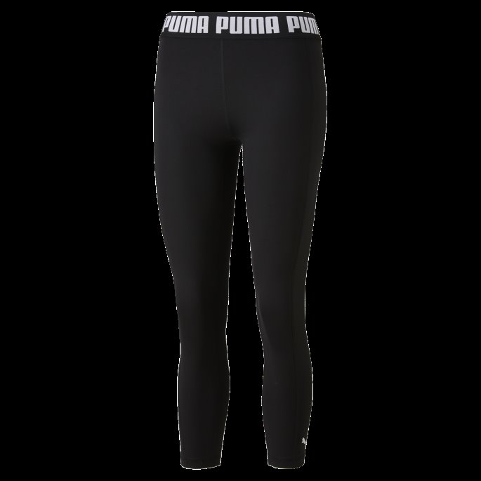 Sterk Høy Midje Treningsleggings For Kvinner Puma På Tilbud Svart