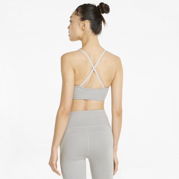 Low Impact Studio Dame Trenings-bh Puma På Tilbud Lys Grå Lyng