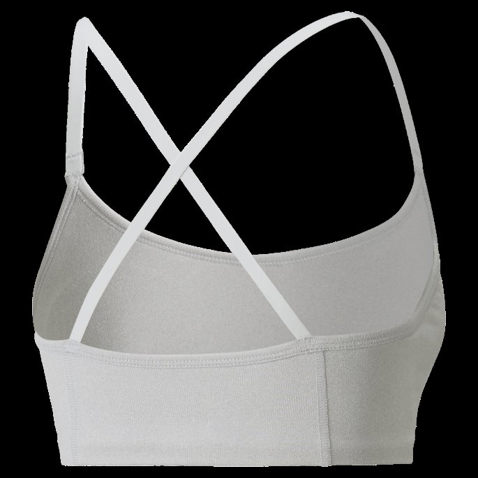 Low Impact Studio Foundation Dame Sports Bh Puma På Tilbud Lys Grå Lyng