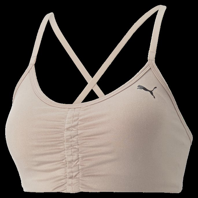 Puma På Tilbud Rose Quartz Heather Low Impact Studio Trenings-BH For Kvinner