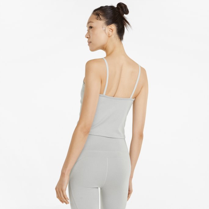 Lys Grå Lyng Puma På Salg Studio Foundation Ruched Treningsgenser For Kvinner
