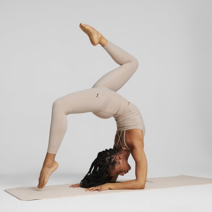 Puma På Tilbud Rose Quartz Heather Studio Foundation Ruched Treningsgenser For Kvinner