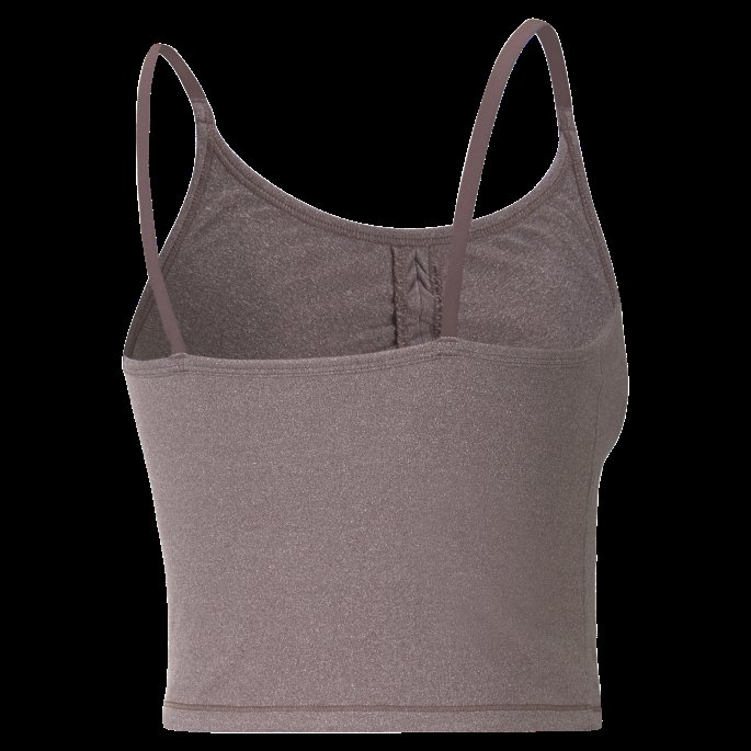 Puma På Tilbud Dusty Plum Heather Studio Foundation Ruched Treningsgenser For Kvinner