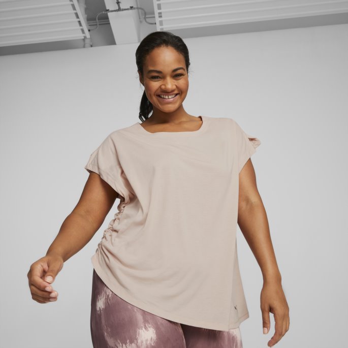 Puma På Tilbud Rose Quartz Heather Studio Foundation Trenings-t-skjorte For Kvinner