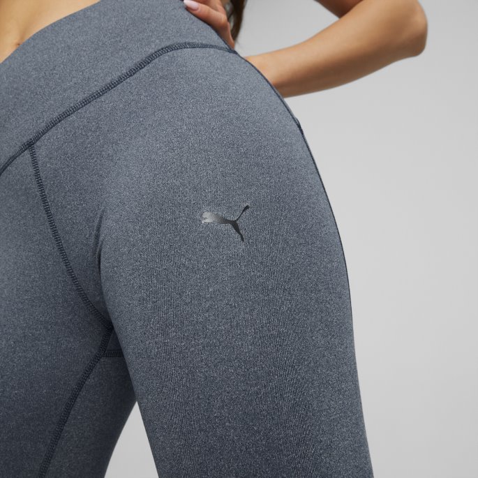 Marine Blue Heather Studio Foundation 7-8 Dame Treningsleggings Puma På Salg