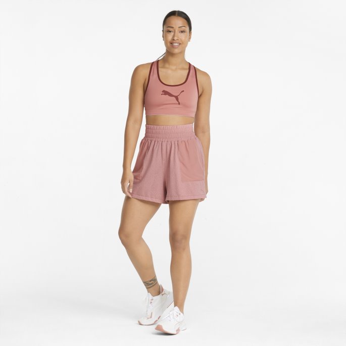 Konsept Strikket Mesh Treningsshorts For Kvinner Puma På Tilbud Rosett