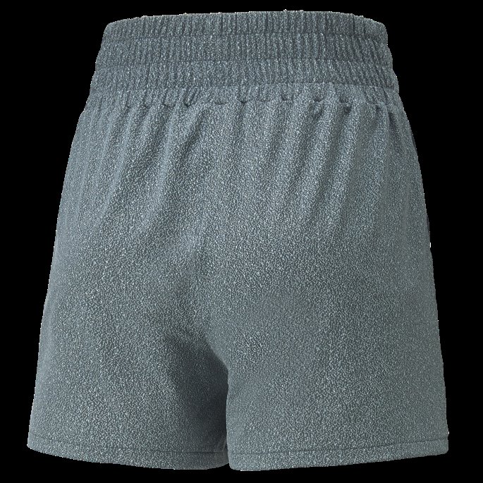 Konsept Strikket Mesh Treningsshorts For Kvinner Mørk Skifer Puma På Salg
