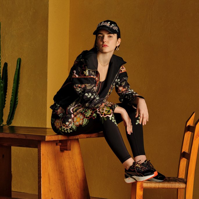 Puma På Tilbud X Frida Kahlo Treningsjakke For Kvinner Svart