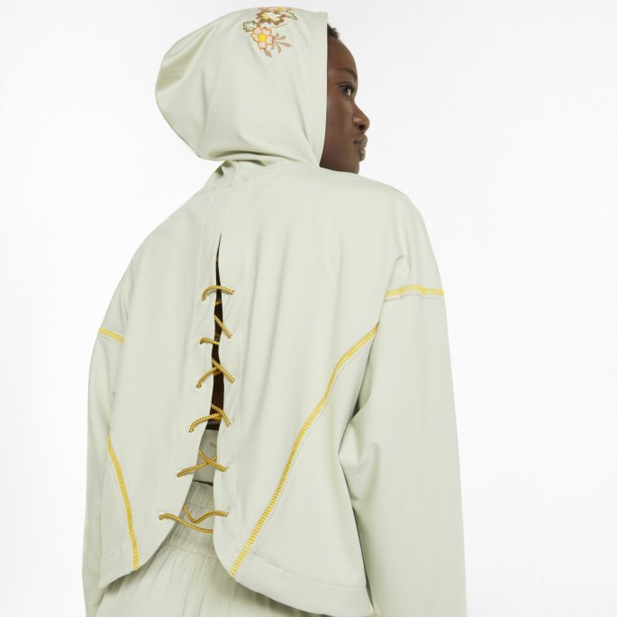 Puma På Tilbud X Frida Kahlo Full Glidelås Dame Trening Hettegenser Spring Moss