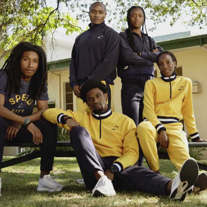 Puma På Tilbud X Tracksmith Herre Kvart Glidelås Sennepsfrø