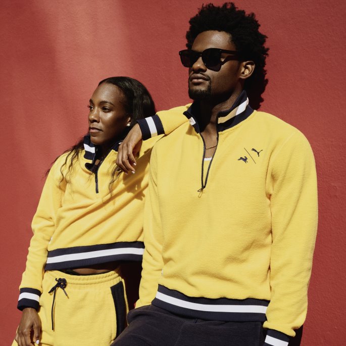 Puma På Tilbud X Tracksmith Quarter-zip Menn