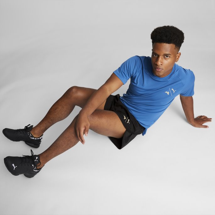 Puma På Tilbud X Tracksmith Løpeshorts For Menn Svart