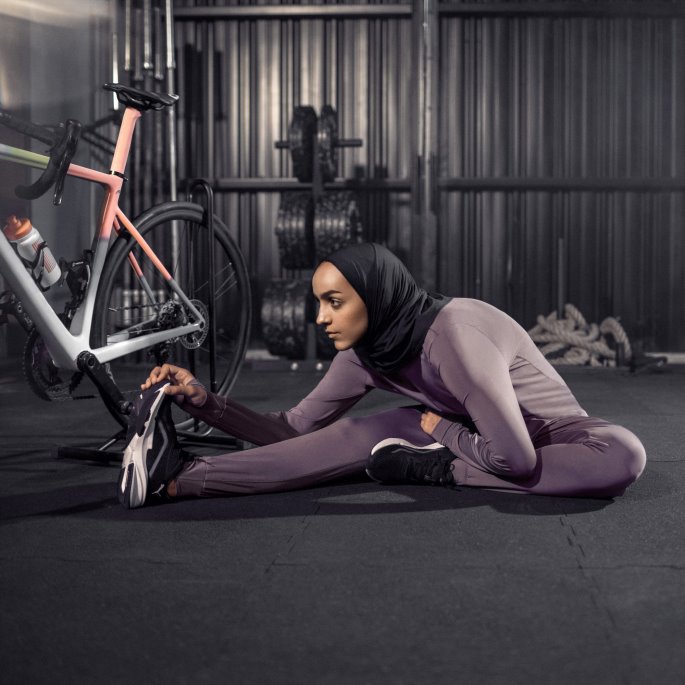 Puma På Tilbud Beskjeden Activewear Treningsbukser Kvinner Lilla Kull